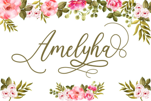 Amelyha: The Script Font That Elevates Digital Branding