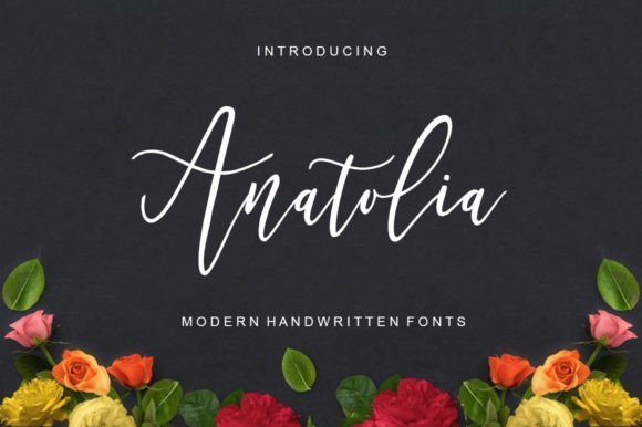 Anatolia: A Script Font for Editorial Elegance