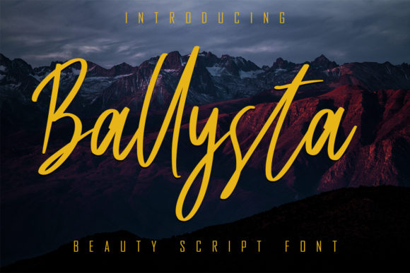 Ballysta Font: A Designer’s Take on Relaxed Script