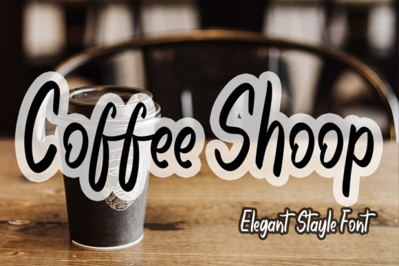 Coffee Shoop: A Handwritten Font for Branding