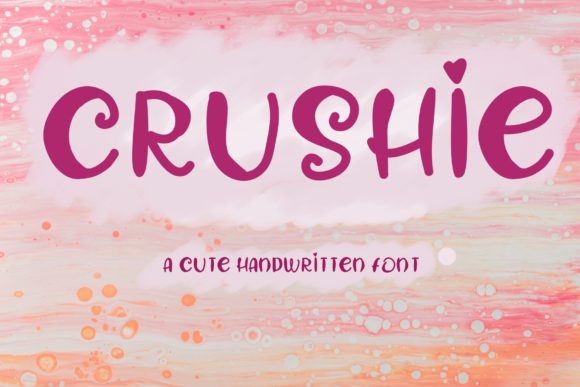Crushie: A Handwritten Font for Modern Web Design