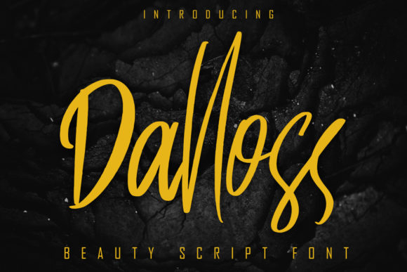 Dalloss: A Handwritten Font for Modern Branding