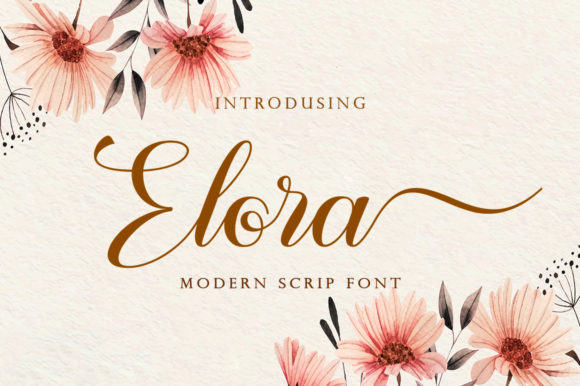Elora: A Delicate Handwritten Font for Crafters
