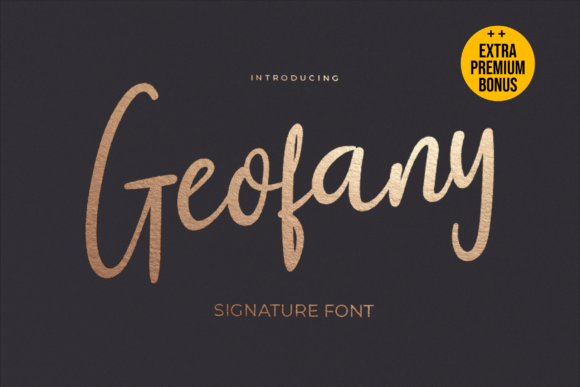 Geofany: The Handwritten Typeface for Scroll-Stopping Content