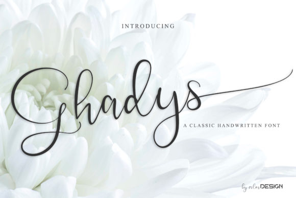 Ghadys Typeface: Elegant Script for Branding
