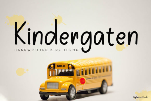 Kindergarten Font: A Friendly Typeface for Small Brands