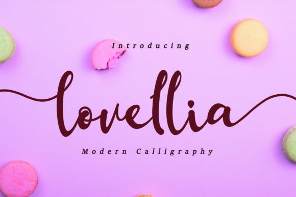 Lovellia: A Modern Handwritten Typeface for Editorial Design