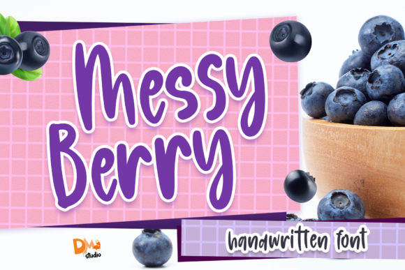Messy Berry: A Playful Handwritten Font for Editorial Design