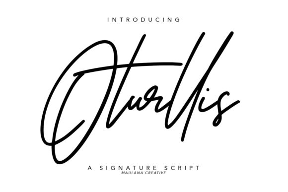 Oturllis: A Handcrafted Script Font for Branding