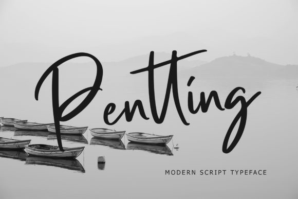 Pentting: A Handwritten Font for Modern Web Design