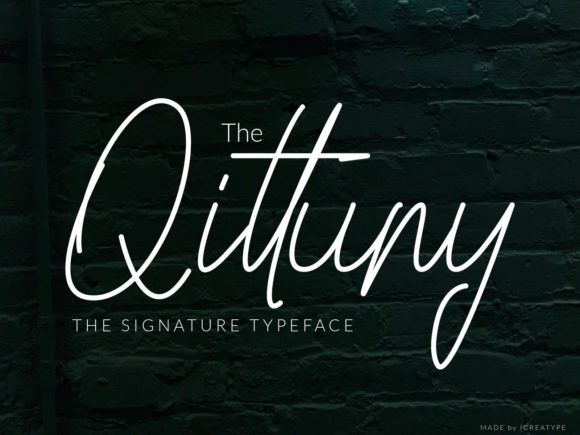 Qittuny: The Handwritten Font for Marketers