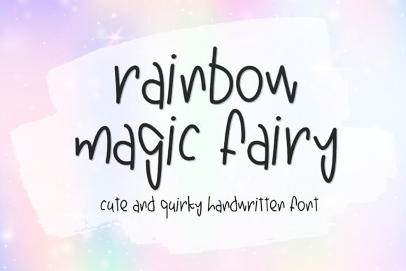 Rainbow Magic Fairy: A Whimsical Script Font