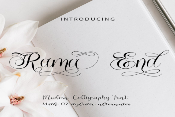 Rama End: The Script Font That Elevates Campaign Visuals