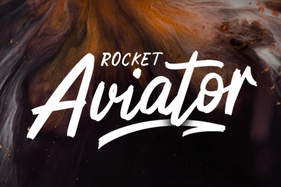 Rocket Aviator: A Modern Handwritten Font for Branding