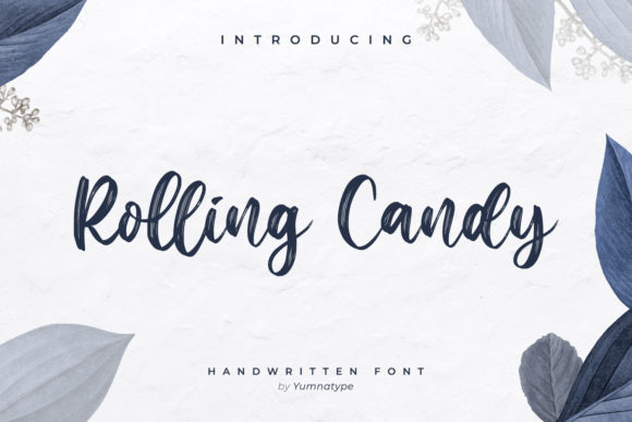 Rolling Candy: A Handwritten Font for Brand Identity