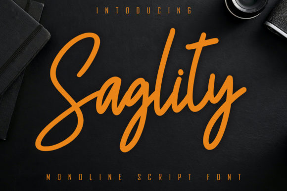 Saglity: A Handwritten Font for Timeless Branding