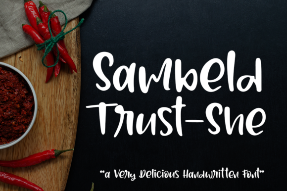 Sambeld Trust She: A Timeless Handwritten Font for Makers