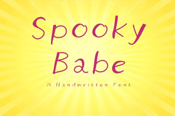 Spooky Babe: A Modern Script Font for Editorial Design