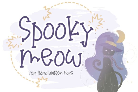 Spooky Meow: A Quirky Handwritten Font for Crafters
