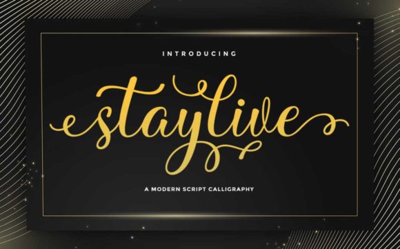 Stay Live: The Script Font That Elevates Brand Identity