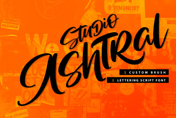 Studio Ashtral: A Handwritten Font for Modern Web Design
