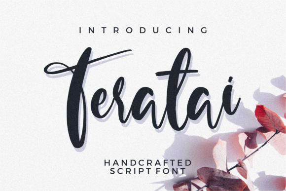 Teratai: A Handwritten Font for Bold Brand Identity