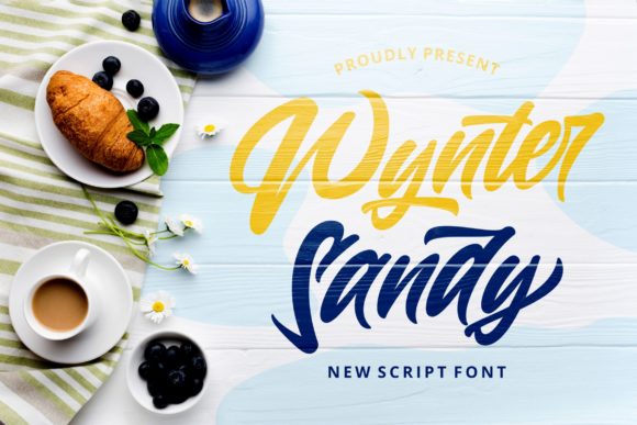 Wynter Sandy: A Handwritten Font for Branding