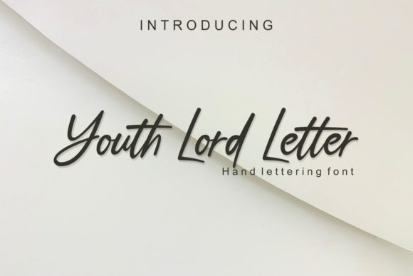 Youth Lord Letter: A Modern Script Font for Marketers