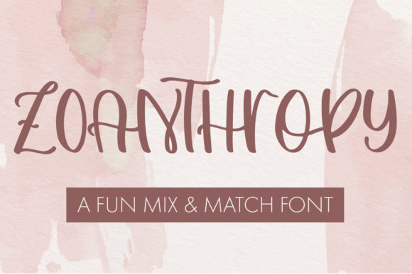 Zoanthropy: A Handwritten Typeface for Editorial Grace